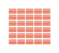 30pcs Mini Nail Buffer Professional Portable Home Salon Nail Polishing Sanding Block Manicure ToolOrange