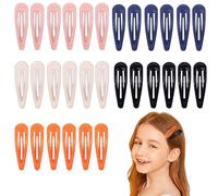 30PCS Negro Pinza de Pelo para Niñas Mujeres, 5CM Clips de Pelo de Metal, Horquillas Pelo, Accesorios Cabello, Pinza para el Cabello, Pernos de Pelo, Clips de pelo para Niñas, Bebe, Chicas