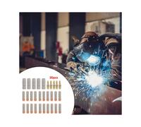 30Pcs/Set Coating Protection Nozzle MIG Torch Gas Nozzle Tip Holder for 15AK MIG MAG Welding Torch 1mm