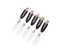 30pcs/set No Bend Seamless Hair Clips Side Bangs Barrette Makeup Washing Face Accessories Women Styling Hairpins(Black white)