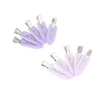30pcs/set No Bend Seamless Hair Clips Side Bangs Barrette Makeup Washing Face Accessories Women Styling Hairpins(Dark Light purple)