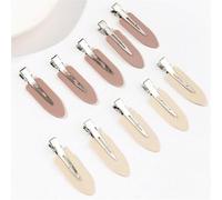 30pcs/set No Bend Seamless Hair Clips Side Bangs Barrette Makeup Washing Face Accessories Women Styling Hairpins(Dark Light coffee)