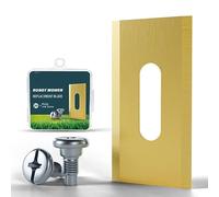 30piezas Cuchillas Robot De Césped Para Husqvarna, Cuchillas Robot Cortacesped, Cuchillas Para Husqvarna/Automower,Cuchillas De Acero Inoxidable (Color : Golden)