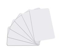 30piezas PVC Tarjeta tarjetas de identificación de plástico PVC de alta calidad en blanco Tarjeta de plástico PVC tarjetas de visita de plástico CR80(Tamaño de tarjeta de crédito)