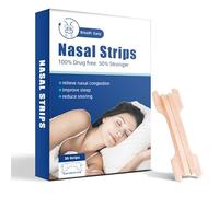 30Piezas Tiras Nasales Antironquidos Extra Fuertes Nasal Strips Breathe Right Deportivas Tiras Nasales Antironquidos Antirronquidos Para Dormir ,para Facilitar la Respiración Durante el Sueño