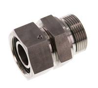 30S & G1-1/4'' Acero inoxidable Rótula recta con rosca macho 400 bar FKM Junta tórica Cono de estanqueidad Ajustable ISO 8434-1