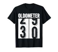 30th Birthday Gifts Oldometer 29-30 Vintage Funny Men Women Camiseta