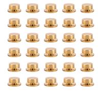 30uds Mini Rodamientos Giratorios de Metal, Mini Cojinetes Giratorios para Bricolaje Manualidades Tarjetas Papel Álbumes de Recortes Joyería Decoración Uñas y Manualidades(Dorado)