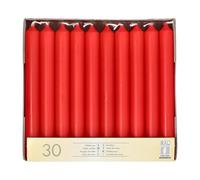 30velas de mesa Ø 2,15cm · 19,6cm rojo-13700