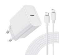 30W Cargador USB C for iPhone 17 16 15/17 16 15 Pro/17 16 15 Pro Max/17 Air/16 15 Plus/iPad Pro/iPad Air, Samsung Galaxy, Carga Rapida Charger Enchufe Rapido Adaptador Corriente con 2M Cable