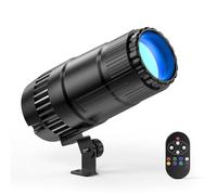 30W Foco Proyector LED 4 en 1 RGBW Luces de Discoteca 4 modos Proyector de Bolas de Espejos con Control Remoto para Discoteca DJ Salas de Baile Decoración de Fiesta KTV Boda
