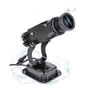 30W LED Logo GOBO Projector Free Custom Glass GOBO to Project Image HD Duradero, Larga Vida útil, para Publicidad de Eventos de Bodas en Tiendas,Waterproof