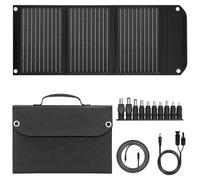 30W Panel Solar Portátil Panel Solar Plegable con Alta el 23% Puertos QC3.0 USB y DC Compatible con Celular iPad Laptop Panel Solar Plegable para Camping y Actividades al Aire Libre