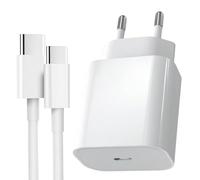 30W USB C Cargador Carga Rapida para iPhone 17/16/16 e/16 Pro Max/16 Plus/15/15 Pro/15 Pro Max/15 Plus/i Pad Mini/i Pad Air/Samsung/Hua/xiaomi, con 2M Cable Carga rapida Tipo C