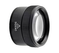 30x Coin Magnifier Pocket Loupe, Small Glass, Coin Collector Magnifier Optics, Lightweight Pocket Magnifier Loupe 4.7x2.85cm for Stone and Coin Collectors, Jewelers, Hobbyists