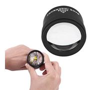 30x Jewelries Lupes Tool ,Lupa óptica para joyería de aleación de zinc ,duradera firme ,ideal para inspeccionar objetos pequeños ,portátil de tamaño pequeño ,vista cercana para gemas ,joyas ,monedas ,