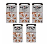 Rayovac Extra Advanced - 60 pilas con tecnología Active Core 312, la última generación de pilas para audífonos
