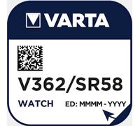 30x VARTA Watch V 362 pila de reloj pila de botón SR 721 SW V362 batería de r...