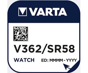 30x VARTA Watch V 362 pila de reloj pila de botón SR 721 SW V362 batería de r...