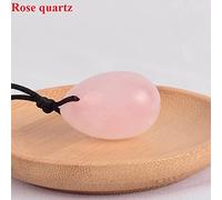 30x20mm huevo de jade perforado bolas de cristal de piedra natural Ejercicio de Kegel pélvico, 1PCS