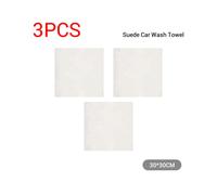 (30x30cm 3 pezzi) Panno per la cura dell'auto in pelle scamosciata naturale Panno in vera pelle di pecora