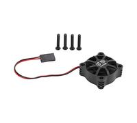 30x30mm Aluminum y RC Fan, Speed Bless Motor Fan with Net Cover and Ss, Fast Performance for 1/10 1/12 1/8 Scale RC Cars, ESC Motor Accessory (Black)