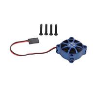 30x30mm Aluminum y RC Fan, Speed Bless Motor Fan with Net Cover and Ss, Fast Performance for 1/10 1/12 1/8 Scale RC Cars, ESC Motor Accessory (Deep Blue)