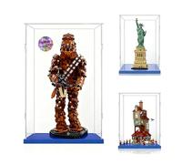 30x30x50 Vitrina Expositora 50 Alto para Lego Estatua Libertad 21042 75371 76437 Figuras Anime Muñecos Coleccion