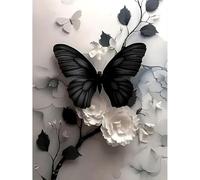 30x40cm mariposa 5d DIY DISE Full Dronde Kit Decoración de la pared del hogar