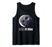 31/Atlas Earth, Funny Solar Comet Asteroid Camiseta sin Mangas