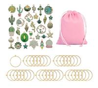 31 Colgantes Para Copas De Vino, 1 Bolsa De Almacenamiento, Juego De Marcadores Para Copas De Vino, Marcadores De Identificación De Copas, Decoraciones Para Copas De Vino Para Fiestas