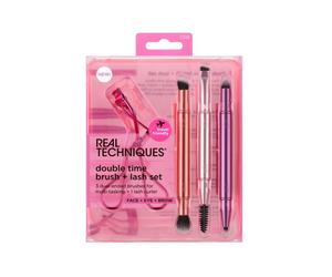 ¡31% DTO! Double Time Set Brochas + Rizador de Pestañas