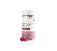Cumlaude Lab - Femmgummy Antiox, Complemento Alimenticio que Ayuda a Regenerar y Mantener la Piel Sana, Antioxidante y Antiedad, con Coenzima Q10 y Vitamina C, Sabor Frutos del Bosque - 60 Gummies