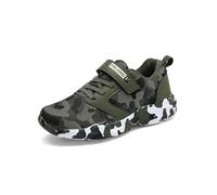 (31,Green)Kids Sneakers Boys Basketball Shoes Nonslip Kid Sports Shoes 3Be905