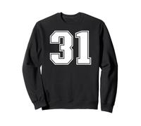 31 Número Treinta y uno Team Sports Graphic Varsity Matching Sudadera