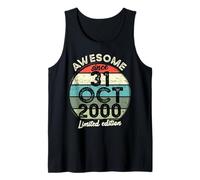 31 Octubre 2000 25 cumpleaños 25 años 2025 Cumpleaños Camiseta sin Mangas