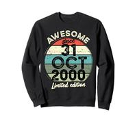 31 Octubre 2000 25 cumpleaños 25 años 2025 Cumpleaños Sudadera
