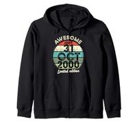 31 Octubre 2000 25 cumpleaños 25 años 2025 Cumpleaños Sudadera con Capucha