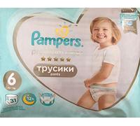 31 PAMPERS PREMIUM CARE PANTS GR. 6, 15 kg.