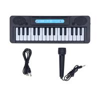 31 teclas Kids Piano teclado Portable Teclado eléctrico Piano Aprendizaje Educativo Instrumento musical de juguete con micrófono para niños 3 4 5 6 años Niños para niñas Material