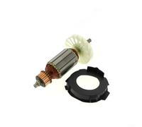 310011470 Rotor de armadura para sierra circular KGS 216M, pieza de repuesto de motor de 220-240 V con bobinado de cobre, alta resistencia al calor, incluye tapa de extremo y cubierta de ventilador