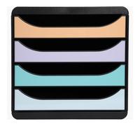 3104296D archivador organizador Plástico Beige, Negro, Verde, Gris, Rosa