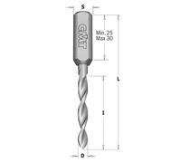 314.21/22 HWM CMT BROCAS PASANTES DE CONEXION RAPIDA EN METAL DURO SUPER-MICROGR
