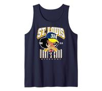 314 STL Day | San Luis Afro Queen Spirit Camiseta sin Mangas