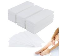 315 Piezas Tiras de fieltro para cera caliente y pasta de azúcar, Bandas de Papel para Depilación con Cera para todo tipo de cera en piernas, pecho, espalda, íntimas, cara (blanco)