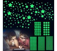 316 PCS Estrellas Fluorescentes para Techo, Pegatinas de Estrellas Brillantes en la Oscuridad, Luminosas Adhesivos para Techo y Pared, Decoración de Cielo Estrellado para Dormitorio Infantil