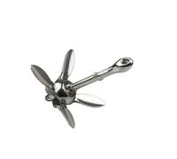 316 Stainless Steel Ship Anchors, Folding Anchors, Umbrella Anchors, Yacht Hardware Anchors, Ship Accessories, Ship Anchors(2.5kg)