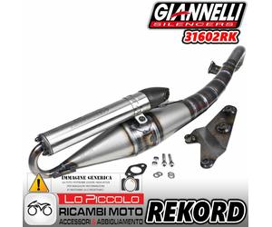 31602RK Silenciador Tubo de Escape Expansión Giannelli Rekord Aprilia Sr 50 Kat