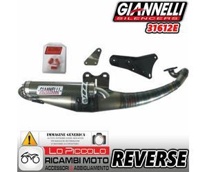 31611E Silenciador Giannelli Homologada Inversa Malaguti F 10 Jet Línea