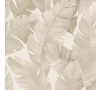 31625 - El Nuevo Diseño Libro Árbol Hoja Beige Galerie Papel Tapiz